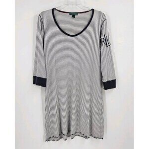 Striped Black and White Dress